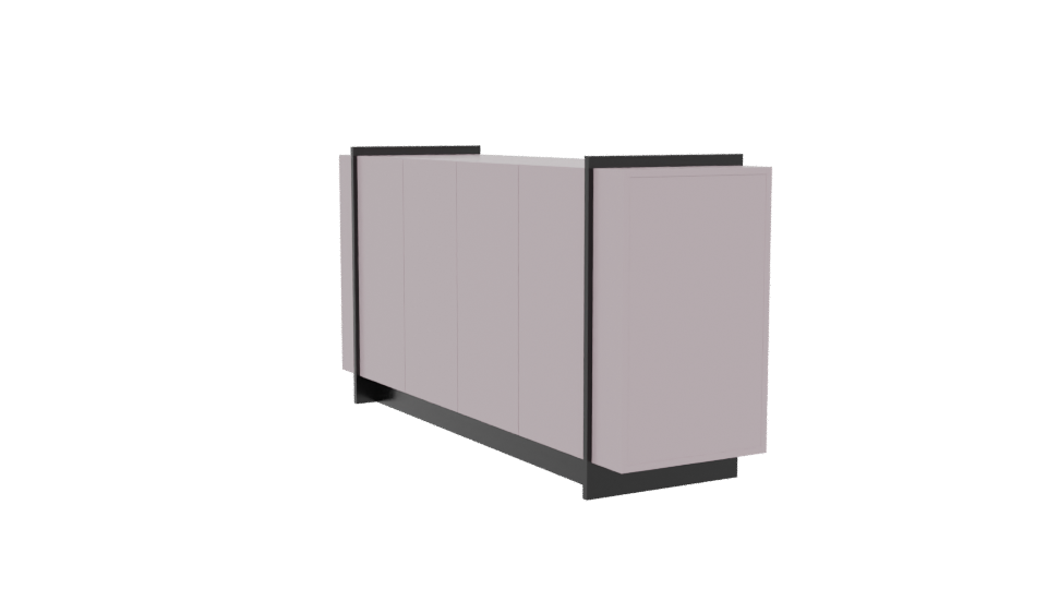 Modern Buffet Cabinet 3D Model - Professional 3D Model Render 13