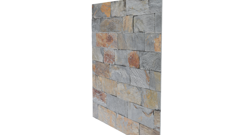 Realistic Stone Wall Texture 3D - Professional 3D Model Render 13