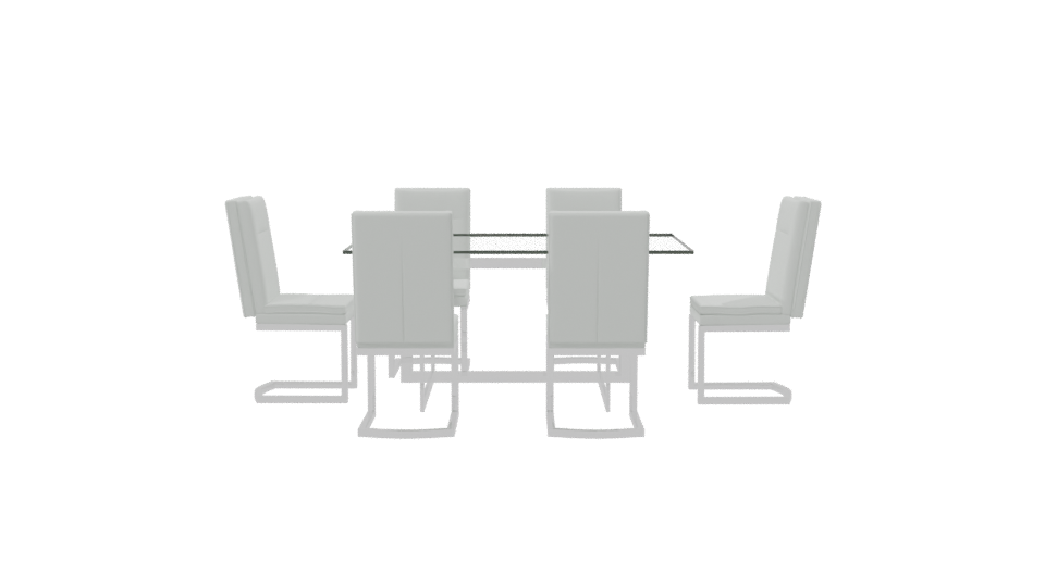 Stylish Conference Table Model - Professional 3D Model Render 8