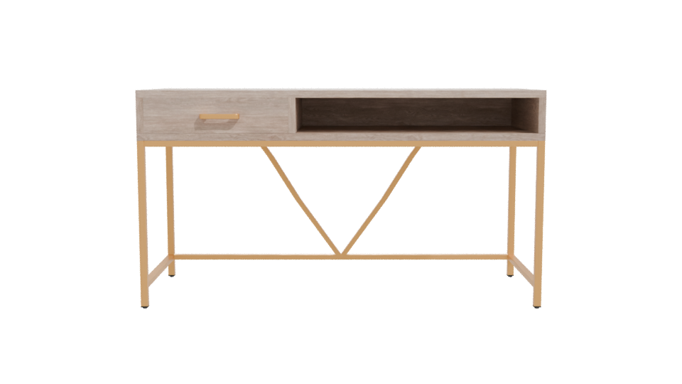 Elegant Minimalist Desk 3D Model - Professional 3D Model Render 11