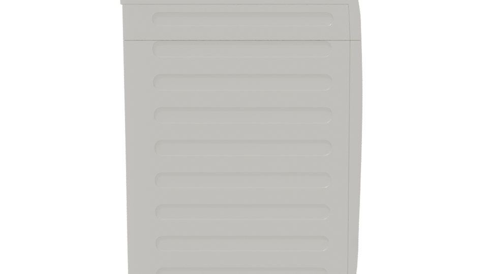 Realistic Front Load Washing Machine 3D - Professional 3D Model Render 8