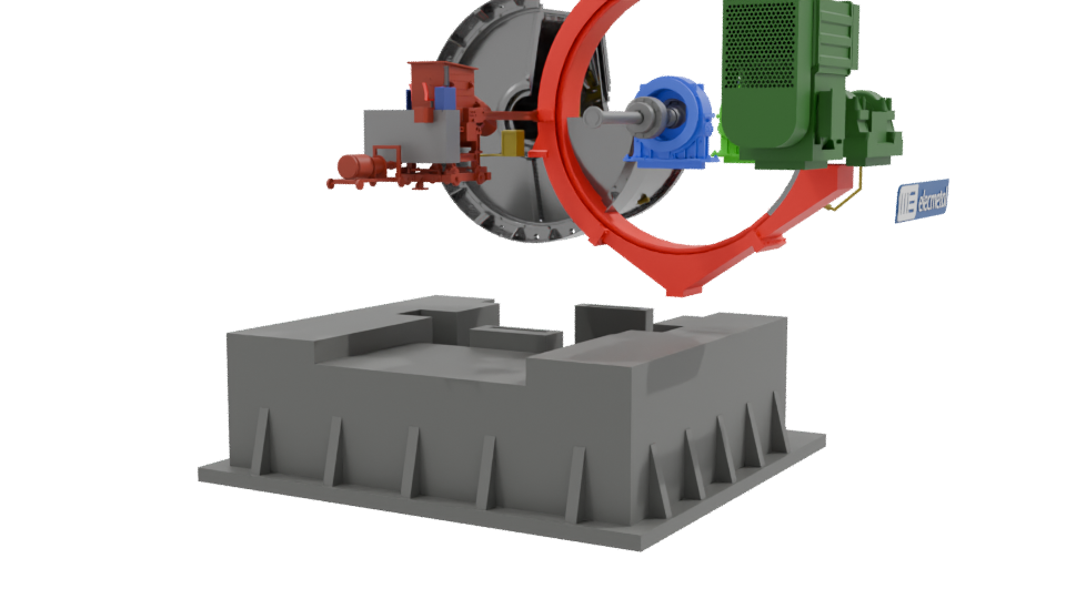 Industrial Machine Model 3D - Professional 3D Model Render 9