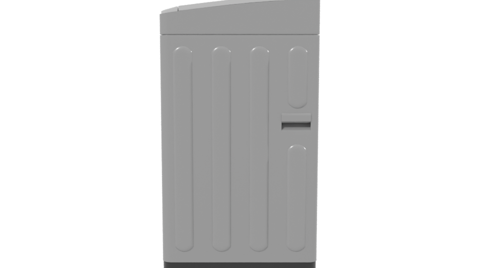 Stylish Top-Load Washing Machine 3D - Professional 3D Model Render 2
