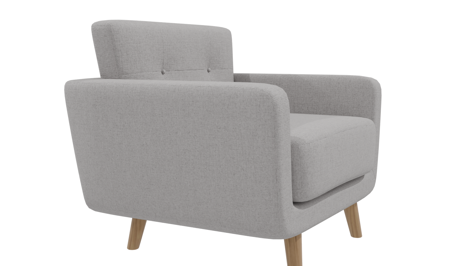 Stylish Modern Armchair 3D - Professional 3D Model Render 9