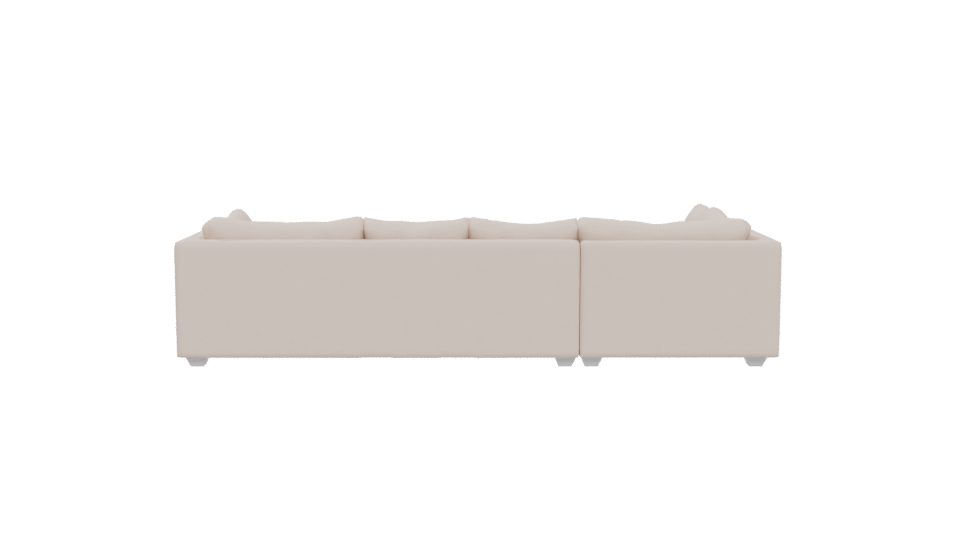 Modern L-Shaped Sofa Model - Professional 3D Model Render 5