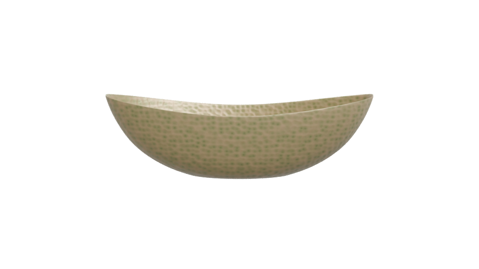 Stylized Hammered Metal Bowl 3D - Professional 3D Model Render 11