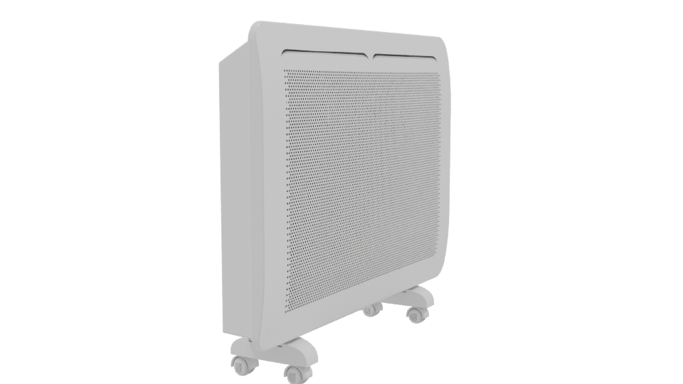Stylish Electric Heater Model - Professional 3D Model Render 9