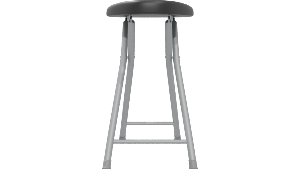 Stylish Minimalist Bar Stool 3D Model - Professional 3D Model Render 5