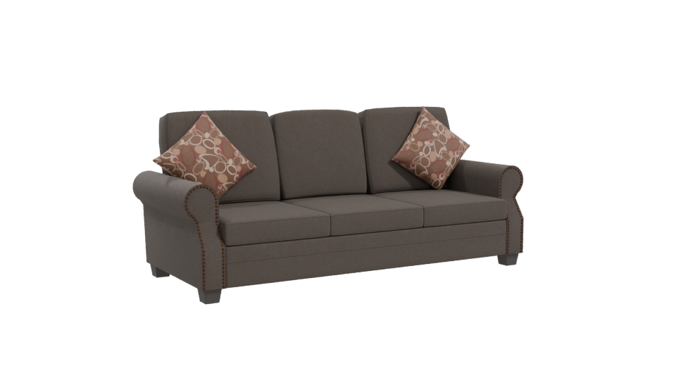 Stylish Fabric Sofa 3D Model - Professional 3D Model Render 10