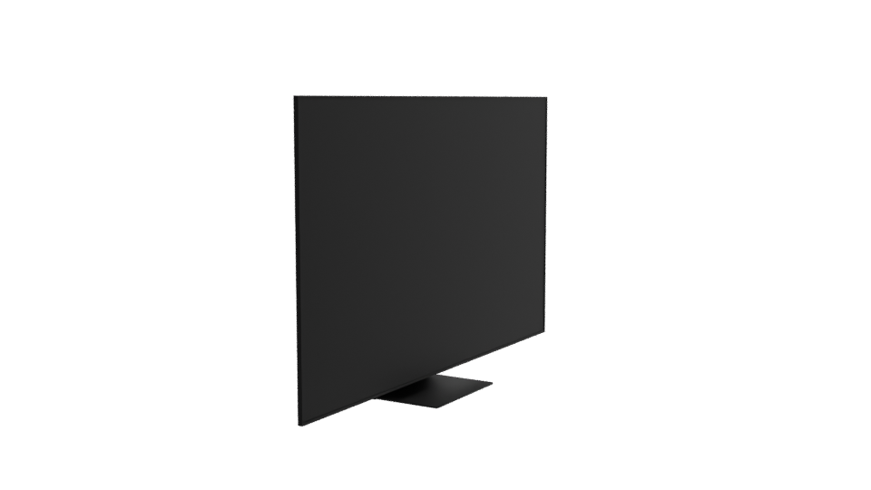 Sleek Modern Television 3D Model - Professional 3D Model Render 9