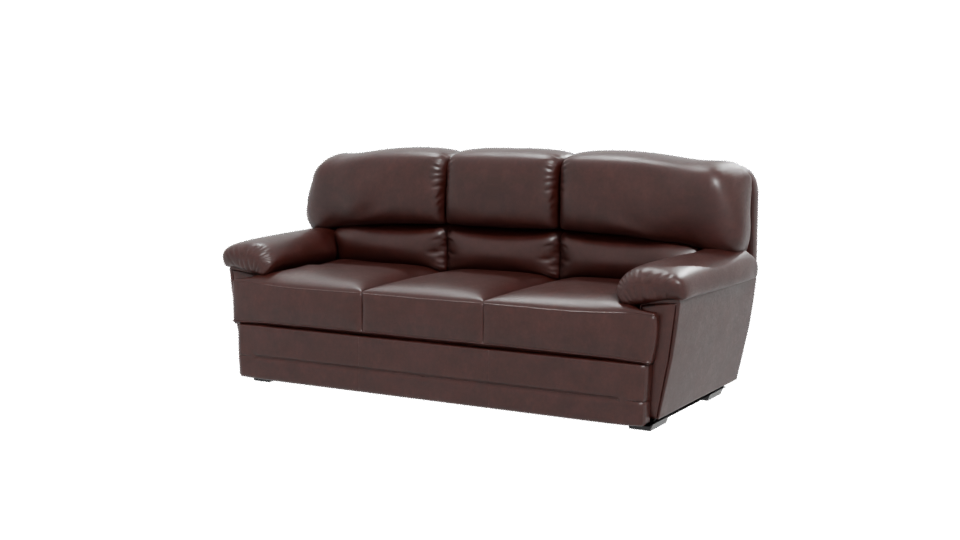 Premium Leather Sofa Model 3D - Professional 3D Model Render 12
