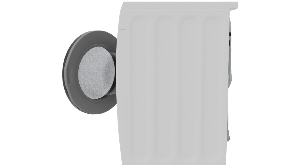 Realistic Household Washing Machine 3D - Professional 3D Model Render 2