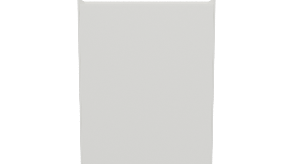 White Closet with Mirror 3D - Professional 3D Model Render 5