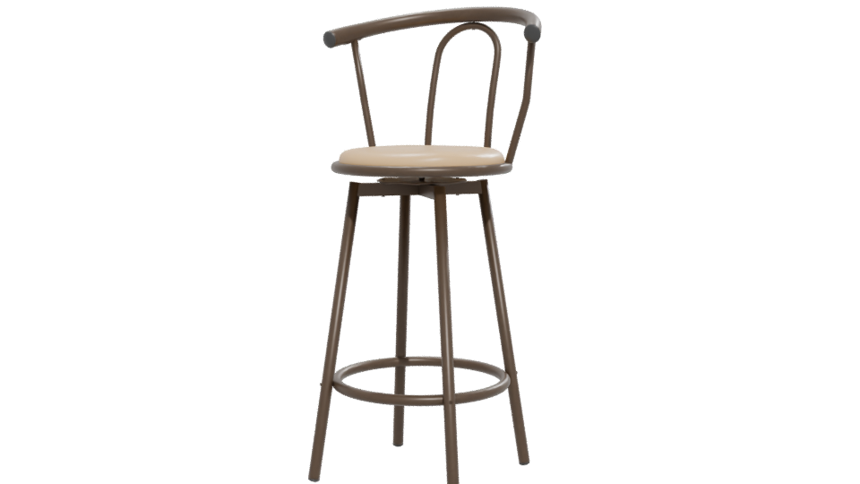 Stylish Barstool 3D Model - Professional 3D Model Render 12