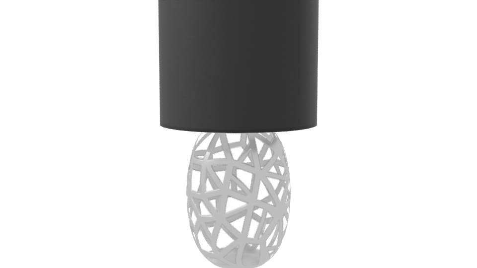 Elegant Black Table Lamp 3D - Professional 3D Model Render 8