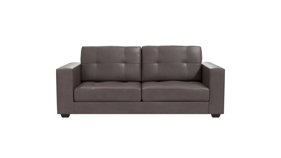 Contemporary Leather Sofa Model - Professional 3D Model Render 11