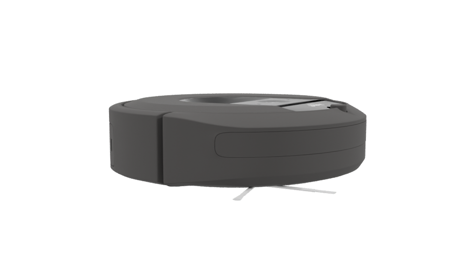 Compact Robot Vacuum Cleaner 3D - Professional 3D Model Render 3