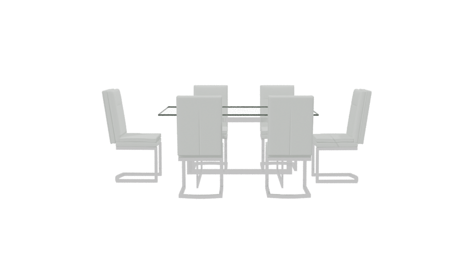 Stylish Conference Table Model - Professional 3D Model Render 2