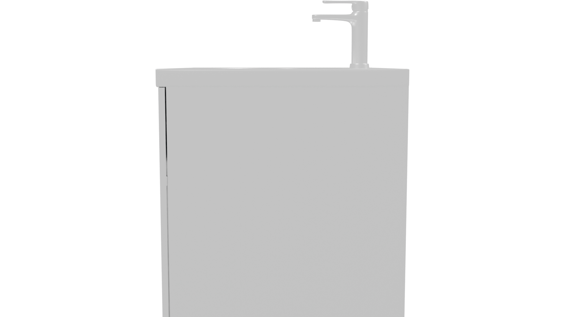 Contemporary Bathroom Vanity with Sink 3D Model - Professional 3D Model Render 14