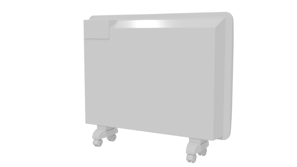 Stylish Electric Heater Model - Professional 3D Model Render 6