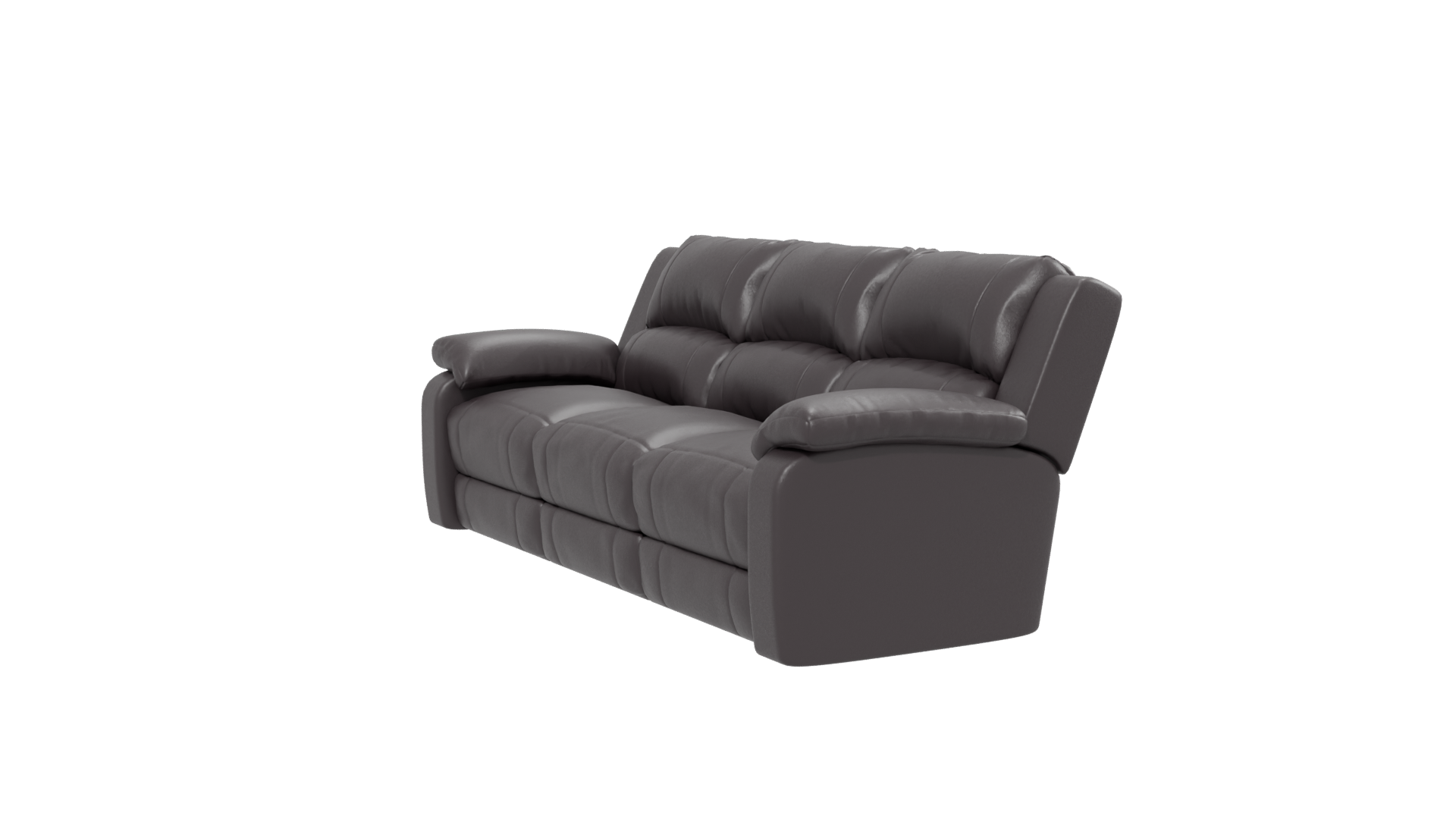 Luxurious Reclining Sofa Model - Professional 3D Model Render 13