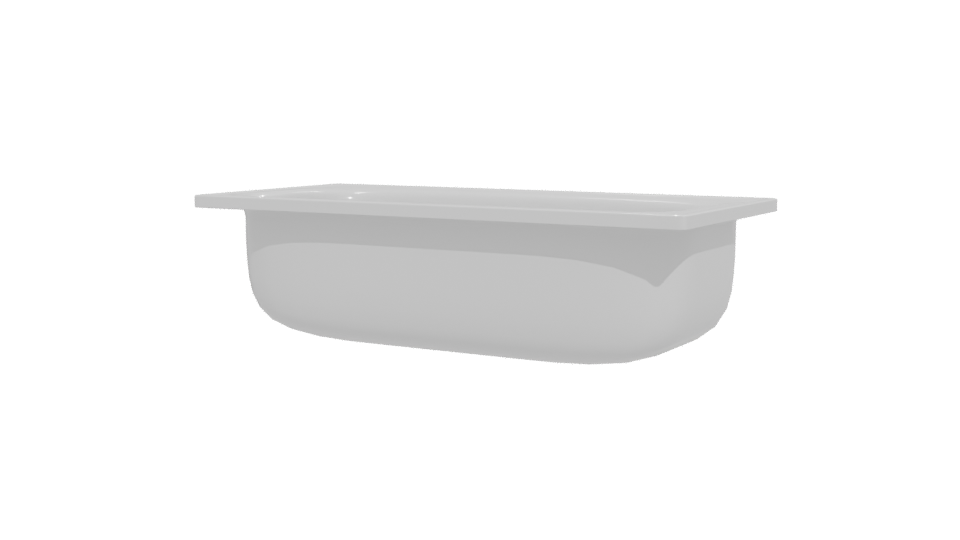 Stylish Rectangular Serving Dish 3D - Professional 3D Model Render 12