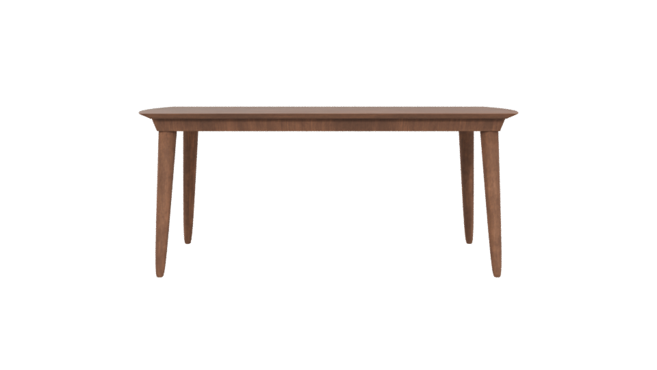 Contemporary Wooden Dining Table 3D - Professional 3D Model Render 5