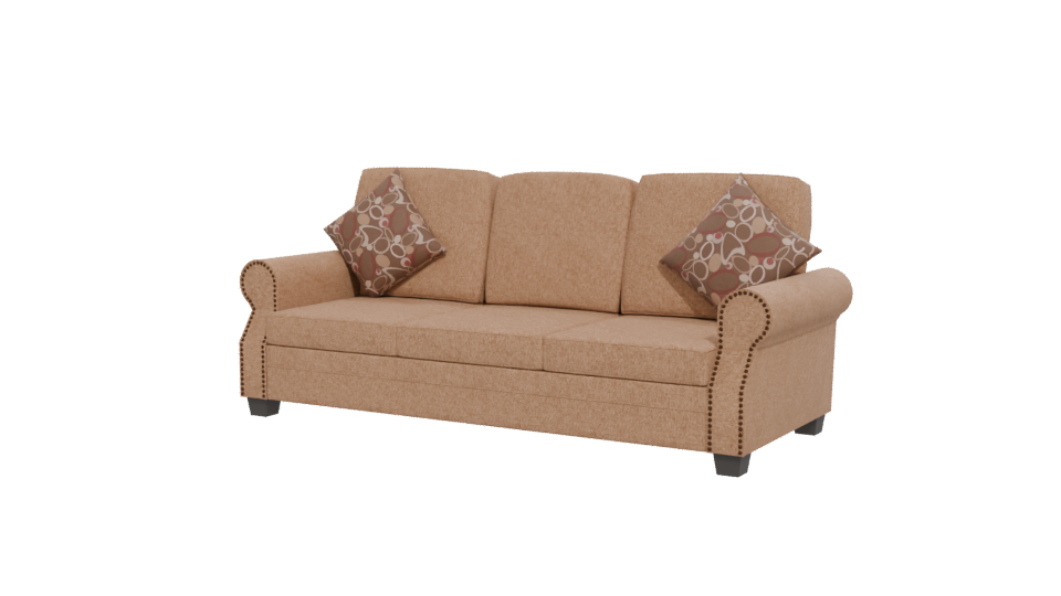 Florida Sofa 3C Cafe Claro Model - Professional 3D Model Render 12