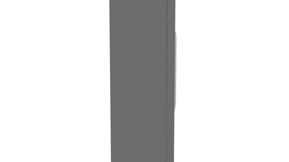 Stylish Stainless Steel Refrigerator 3D - Professional 3D Model Render 8