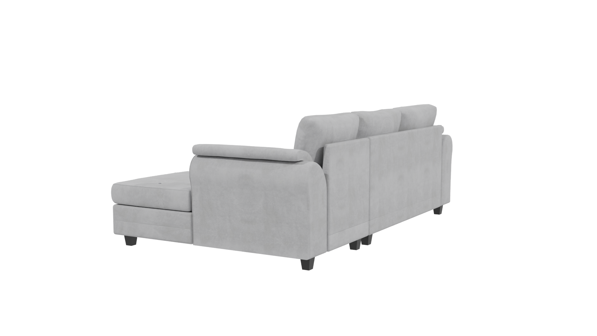 Stylish Sectional Sofa 3D Model - Professional 3D Model Render 3