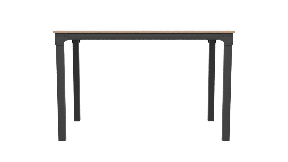 Stylish Minimalist Dining Table - Professional 3D Model Render 5