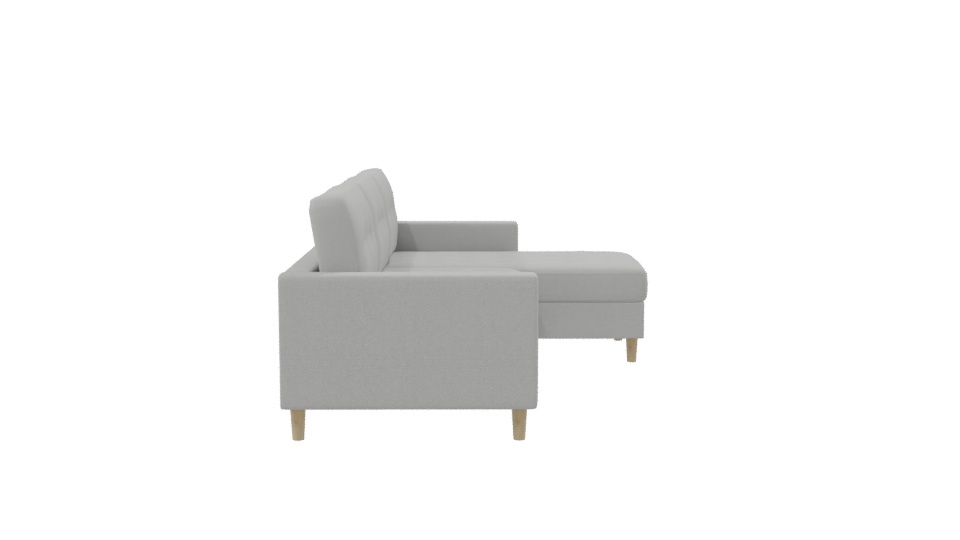 Stylish Modern Sectional Sofa 3D Model - Professional 3D Model Render 8