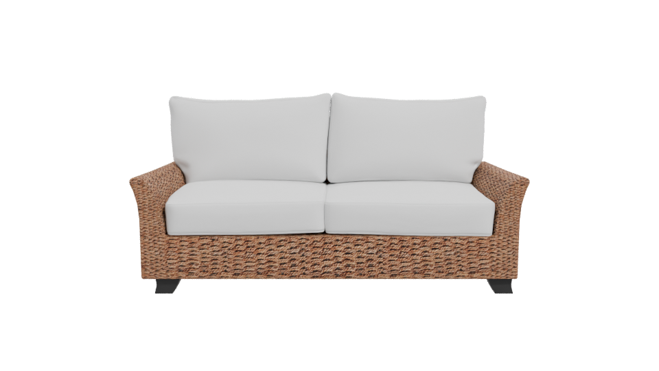 Stylish Outdoor Rattan Sofa 3D Model - Professional 3D Model Render 11