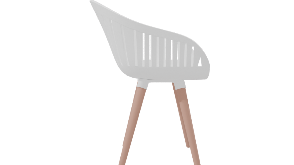 Stylish Modern Chair 3D Model - Professional 3D Model Render 8