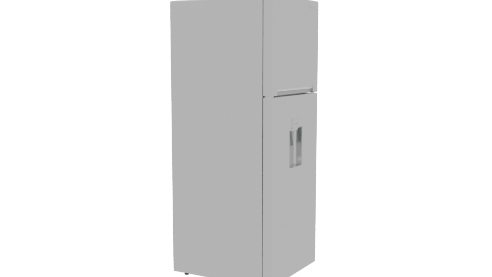 Sleek Stainless Steel Refrigerator 3D - Professional 3D Model Render 9