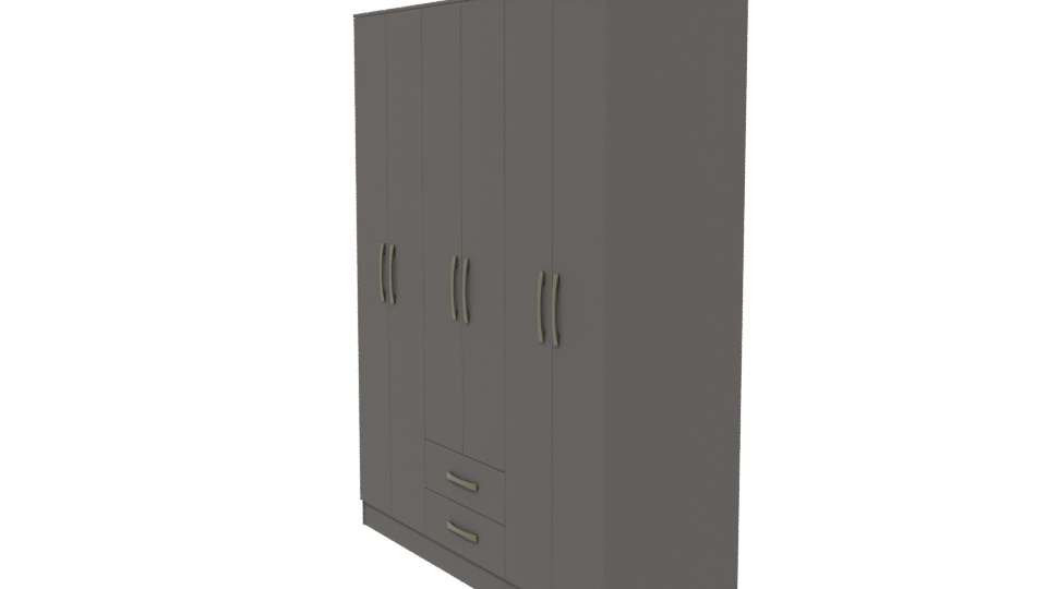 Stylish Modern Cabinet 3D Model - Professional 3D Model Render 13