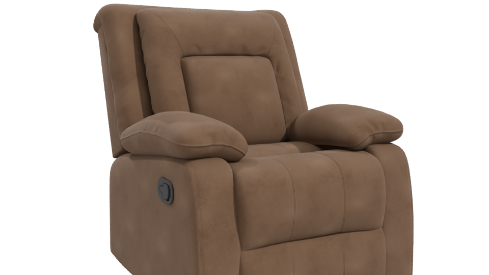 Stylish Reclining Armchair 3D - Professional 3D Model Render 10
