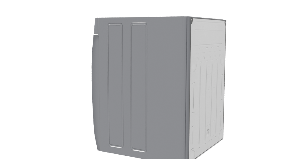 Modern Household Dryer 3D Model - Professional 3D Model Render 3