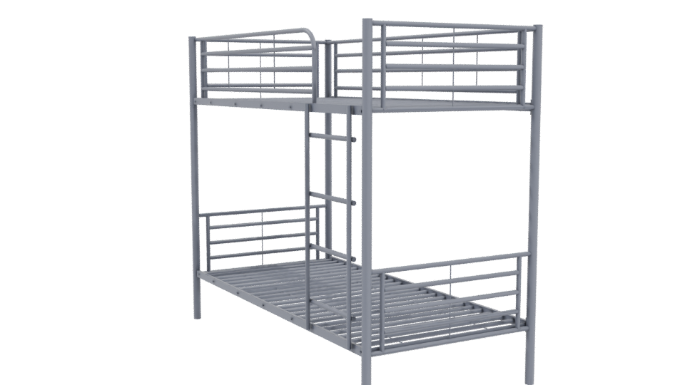 Stylish Bunk Bed 3D Model - Professional 3D Model Render 4