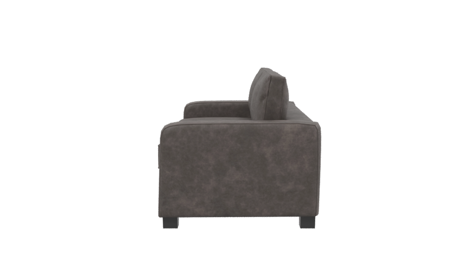 Stylish Modern Fabric Sofa 3D Model - Professional 3D Model Render 2