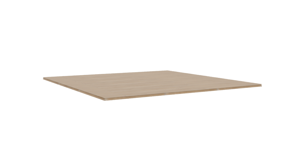Sleek Wooden Panel Flooring 3D Model - Professional 3D Model Render 4