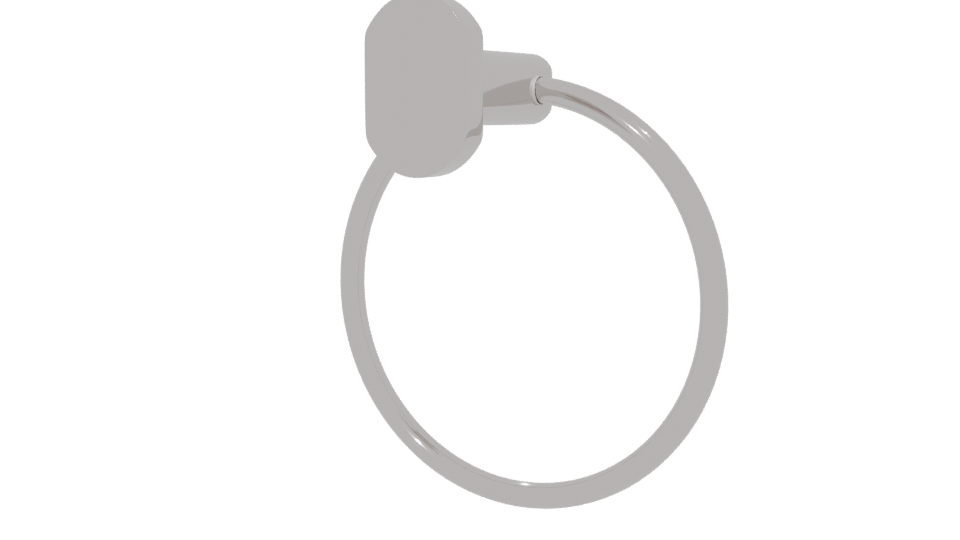 Stylish Bathroom Towel Ring 3D - Professional 3D Model Render 6