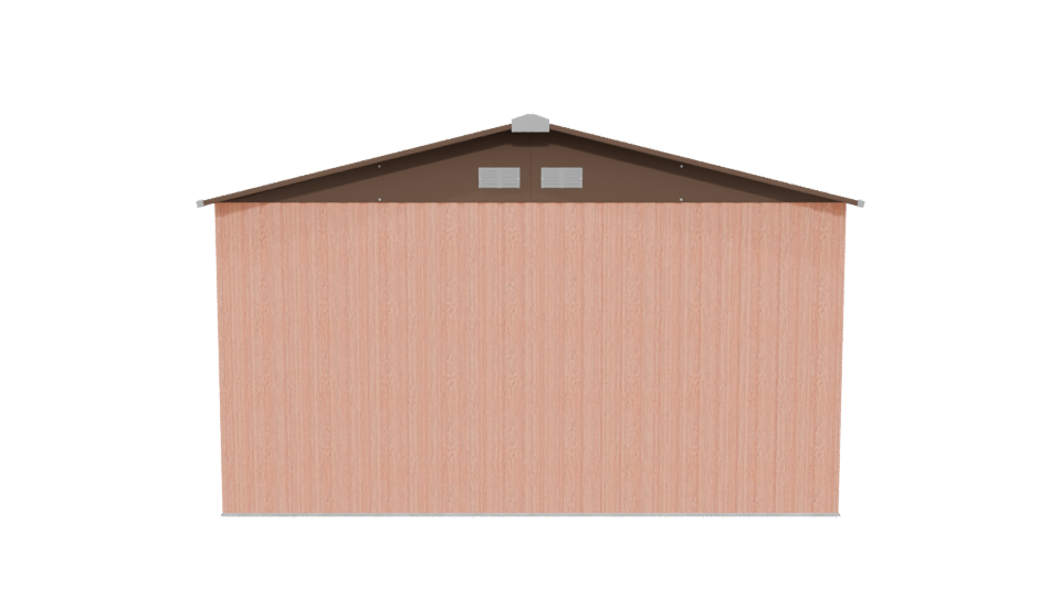 Wooden Garden Shed Model 3D - Professional 3D Model Render 5