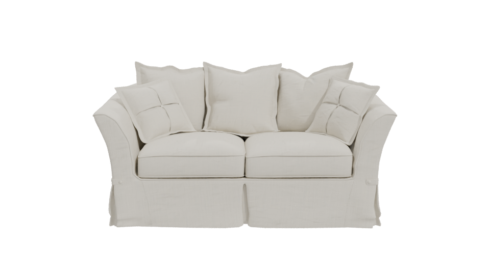 Elegant Fabric Sofa 3D Model - Professional 3D Model Render 11