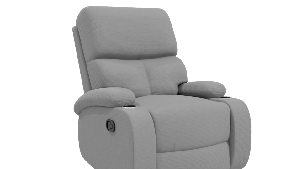 Contemporary Recliner Chair Model - Professional 3D Model Render 10