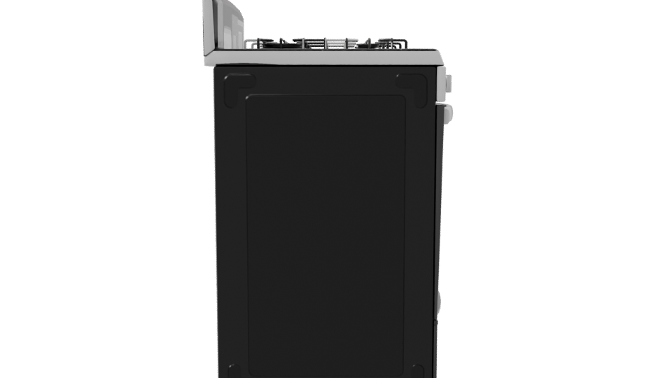 Realistic Gas Stove 3D Model - Professional 3D Model Render 8