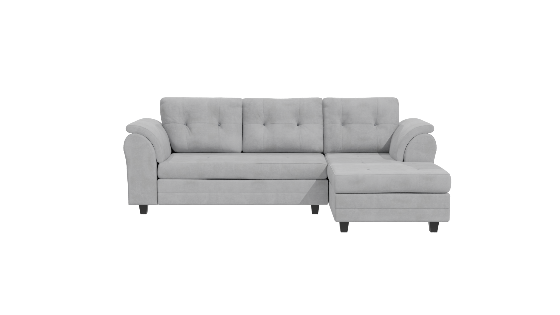 Stylish Sectional Sofa 3D Model - Professional 3D Model Render 11