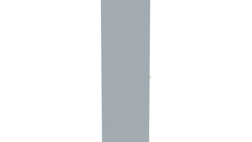 Industrial Four-Door Steel Locker 3D Model - Professional 3D Model Render 8