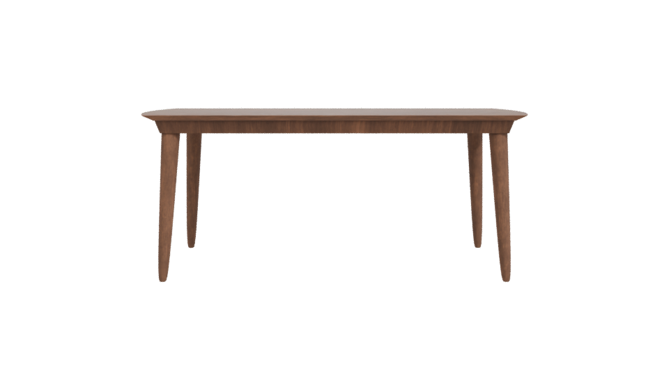 Contemporary Wooden Dining Table 3D - Professional 3D Model Render 11