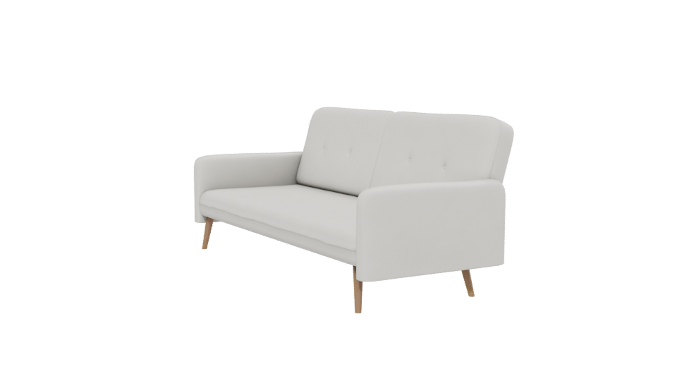 Minimalist White Sofa 3D Model - Professional 3D Model Render 13